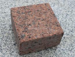 Мапл Рэд (Maple Red) гранит брусчатка 50х50, фото Купить Мапл Рэд (Maple Red) гранит брусчатка 50х50 в Калининграде